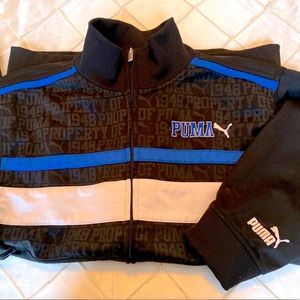 PUMA Boys Track Running Jacket Full Zip